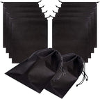 Set of 10 Jumbo Shoe Bags for Travel Non-Woven by DIOMMELL
