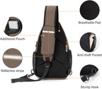 MOSISO Sling Backpack Bag, Crossbody Shoulder Bag Travel Hiking Daypack Chest - Image 4
