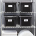 STAPLES Hanging File Folder Box, Storage Bin Organizer, Snap Lid, Letter & - Image 6