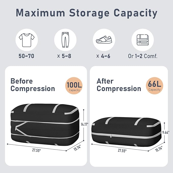 DIMJ Large Comforter Storage Bag - Image 3
