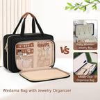 Wedama Toiletry Bag for Women, Hanging Travel Toiletry Bag - Image 3