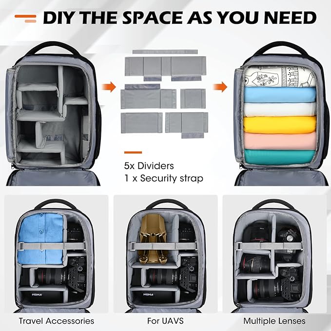 SDYSM Camera Bag Backpack Professional - Image 5