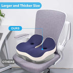 Seat Cushion, Office Chair Memory Cushion, Ergonomic Design, Relieve Sciatica - Image 5