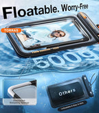 TORRAS IP68 Waterproof Phone Pouch Double Space, Floating Waterproof Phone Case - Image 5