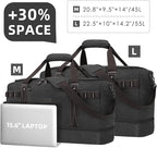ZOMFELT Travel Duffle Bag for Men, Waterproof Canvas Overnight Duffel Bag - Image 3