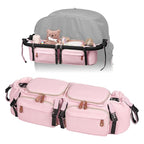 Double Stroller Organizer for Bob Duallie and Baby Jogger City Mini GT2 by Boomistry
