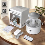 Essential Oil Diffuser for Home, Bedroom Humidifiers, Air Scent Aroma Aromatherapy Ultrasonic Humidifier Machine Timer Small Mini difusor de Aromas para casa Living Room Office Decor Gifts Jellyfish