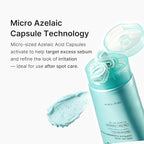 medicube Facial Cleanser Azelaic Acid Capsule Foam Cleanser | Soothing Daily Cleansing Foam For Troubled Skin & Excess Sebum Control | Uneven Skin with Niacinamide, Glycerin | Korean Skincare, 4.23 oz