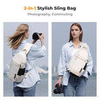K&F CONCEPT Camera Sling Bag Crossbody Bag Camera Shoulder Backpack - Image 6