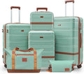 Luggage Sets, Suitcase with Spinner Wheels, PC+ABS Hardshell Travel Luggage Set by Unknown