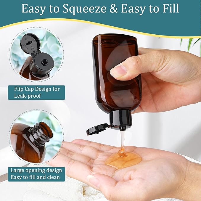 Cosywell Travel Bottles for Toiletries 10PCS TSA Approved Shampoo and - Image 3