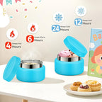 Kids Bento Lunch Box with 8oz Soup Thermo, Kids Leakproof Lunch Food Containers - Image 3