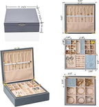 2-layer jewelry box，Jewelry Organizer - Image 3