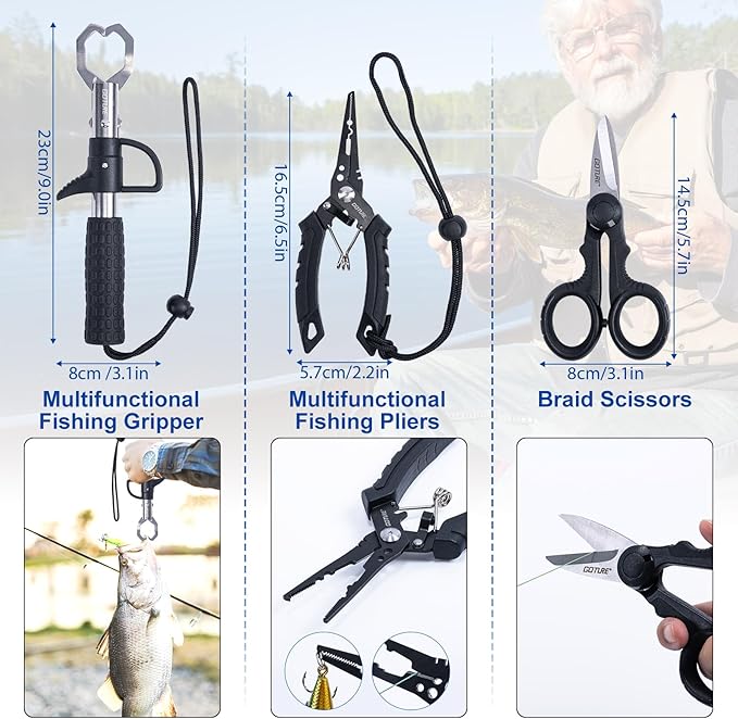 Goture Fishing Rod and Reel Combo, Fishing Pole, Telescopic Fishing Rod Kit - Image 6