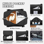 Travel Duffel Bag, Sports Tote Gym Bag, Shoulder Weekender Overnight Bag - Image 5