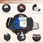Mens Duffle Bag for Travel 3Pcs Set Travel Bags for Men 60L Expandable Canvas - Image 3
