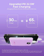 VEEKTOMX Small Portable Charger, Mini Power Bank 10000mAh, PD 22.5W Fast - Image 3
