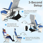 Foot Hammock for Plane Travel, Upgraded Airplane Foot Rest - Image 5