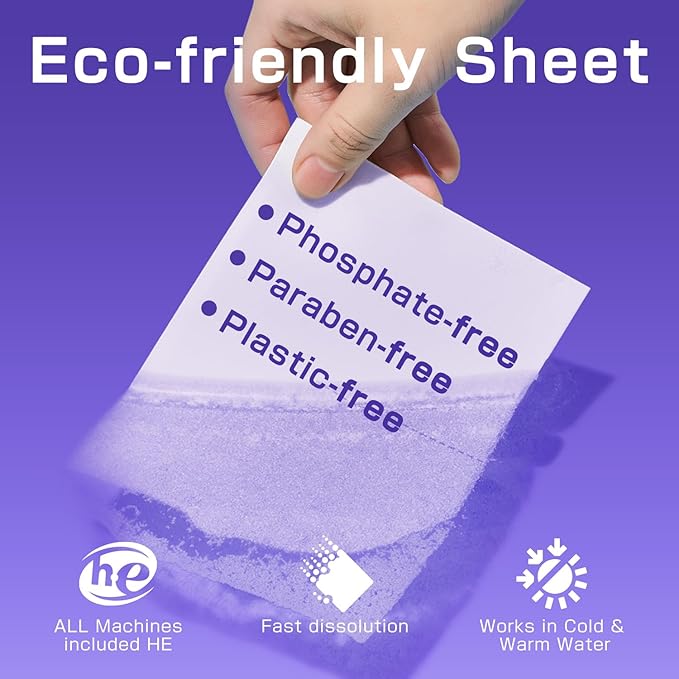 Soulink Laundry Detergent Sheets, 480 Loads, Eco-Friendly, Plant-Based - Image 2