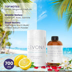 Levona Scent Essential Oils for Diffuser: Blissful Aura Diffuser Oil with Notes of Amber, Musk & Jasmine - Home Luxury Scents for Hotel - Fragrance Oil - 700 Ml Essential Oil
