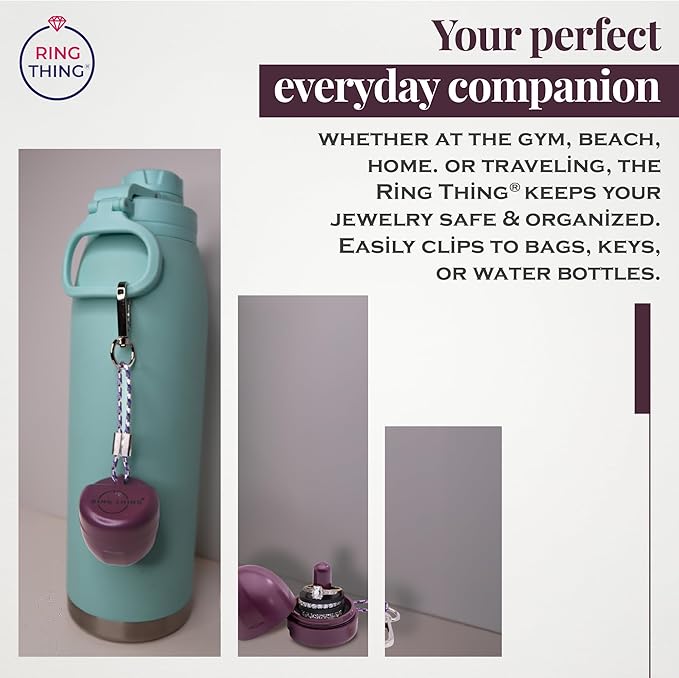 Ring Holder Keychain, Jewelry Organizer and Storage, Portable Waterproof Ring - Image 4