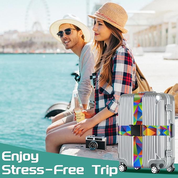 Slohif Luggage Straps for Suitcases Travel Belt Accessories Luggage Connector - Image 7