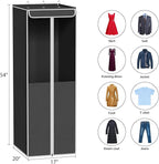 Univivi Garment Bags for Hanging Clothes, 2 Pack Large Clothes Storage Bags - Image 4