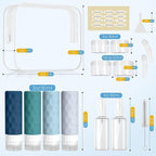 16pack Travel Bottles for Toiletries, TSA Approved Travel Size Containers Set - Image 2