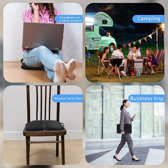 Portable Compact Seat Cushion Foldable Travel Cushion, - Image 4