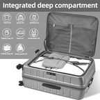 29 Inch Luggage with Expansion & Side Opening Design, 50 * 31*76cm, 117L~133L - Image 5