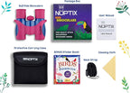 Binoculars for Kids, Girls or Boys Real Kids Binoculars in Vibrant Pink Blue - Image 3