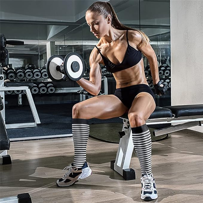 CHARMKING Compression Socks for Women & Men Circulation 15-20 mmHg is Best - Image 4