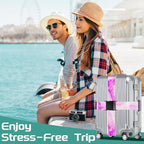 Slohif Luggage Straps for Suitcases Travel Belt Accessories Luggage Connector - Image 7