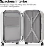 mixi 24 Inch Checked Luggage PC Hardshell Suitcases - Image 3