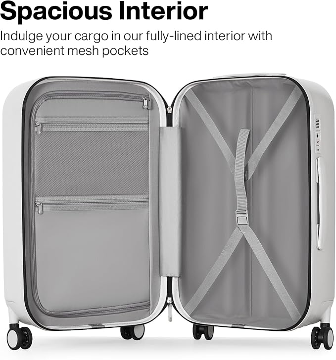 mixi 26 Inch Large Checked Luggage PC Hardshell Suitcases - Image 3