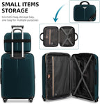 LEAVES KING LARVENDER Luggage Sets 5 Piece, Expandable PP Suitcase - Image 8