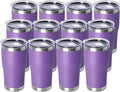 DOMICARE 20oz Tumbler with Lid Stainless Steel Tumblers Bulk, Double Wall by VisittheDOMICARE
