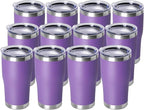 DOMICARE 20oz Tumbler with Lid Stainless Steel Tumblers Bulk, Double Wall by VisittheDOMICARE