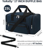 Small Duffel Bag 17 inch Carry On Weekender Bag - Image 6
