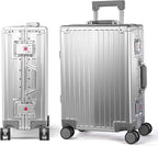 UrbanExplorer 24Inch All Aluminum Check In Luggage Heavy Duty Hard Shell by UrbanExplorer