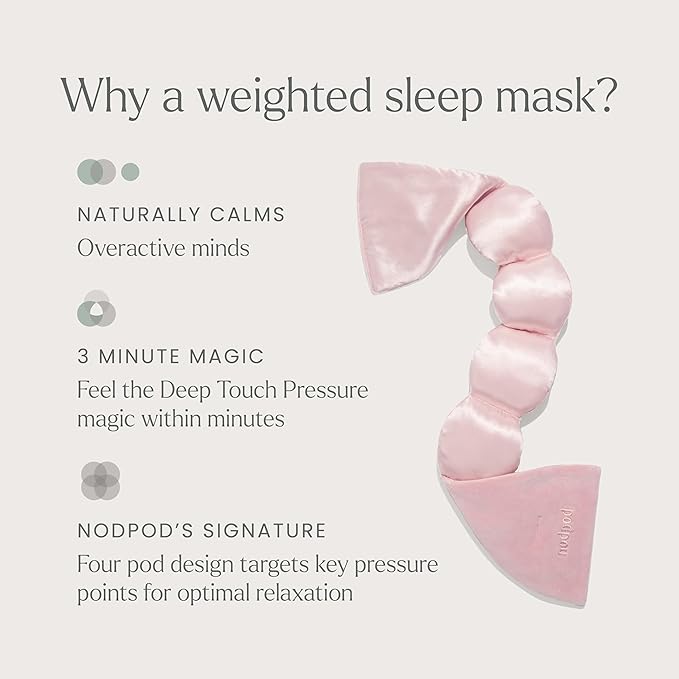 Nodpod Gentle Pressure Silk Sleep Mask | Patented Light Blocking Design - Image 3
