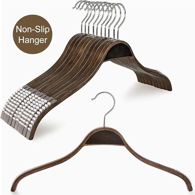 TOPIA HANGER Slim Wooden Hangers - Image 7