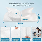 ZAMAT Adjustable Cervical Memory Foam Pillow, Odorless Neck Pillows - Image 6