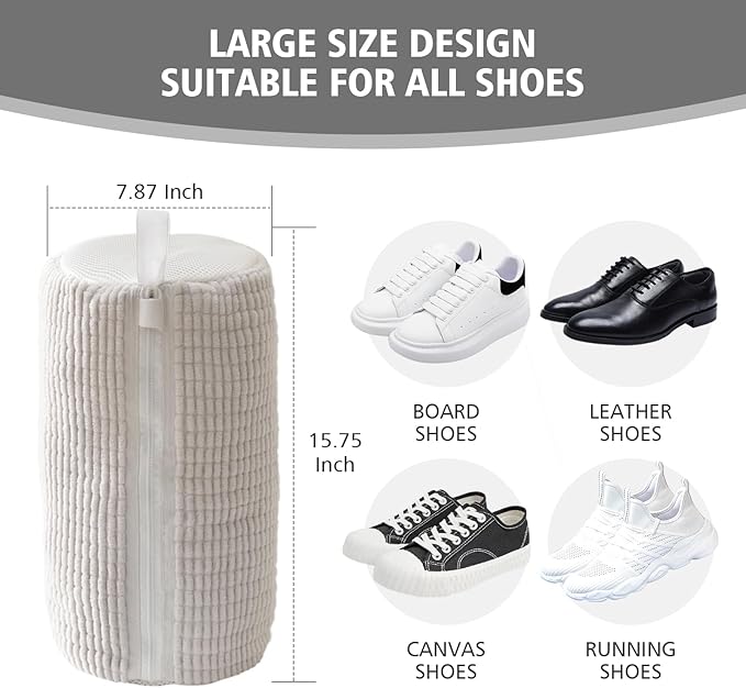 HEAVYWOOD Shoes Bag for Washing Machine Reusable Shoe Cleaning Washing Machine - Image 2