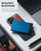 VULKIT Pop up Card Holder Minimalist Credit Card Holder RFID Blocking Slim - Image 4
