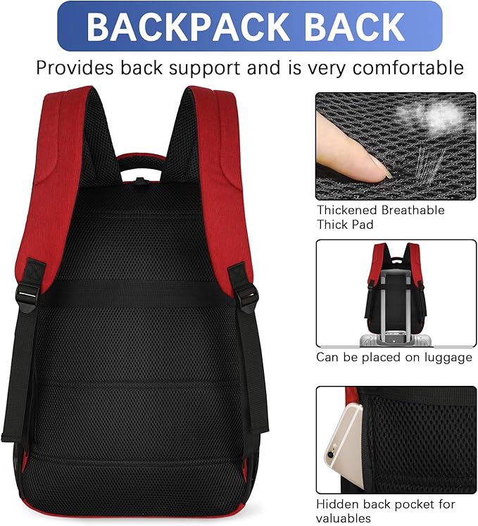 LARIPOP Extra Large Backpack, 17.3 Inch Business Laptop backpack - Image 5