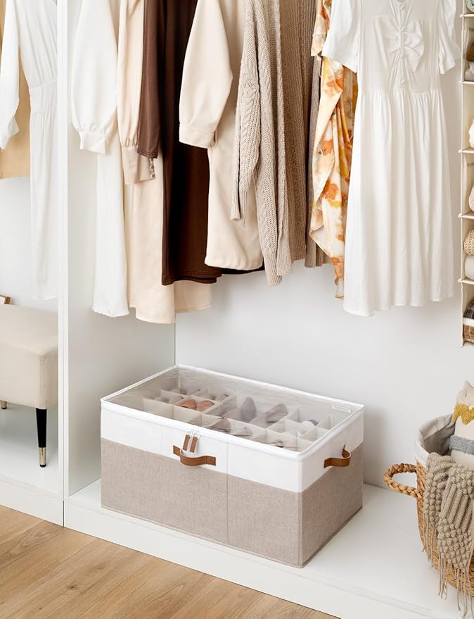 StorageWorks Shoe Organizer for Closet, Fits up to 24 Pairs, Shoe Cubby Storage - Image 7
