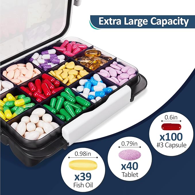 Fullicon Daily Travel Moisture Proof Pill Case - Image 2
