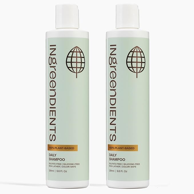 Non Toxic Vegan Shampoo with Organic Ingredients, Apple Cider Vinegar & Tea by Ingreendients