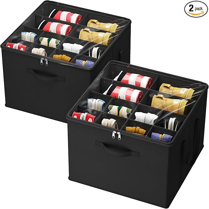 Lifewit Shoe Storage Organizer for Closet, Fits 12-16 Pairs, Large Shoe Box by Lifewit
